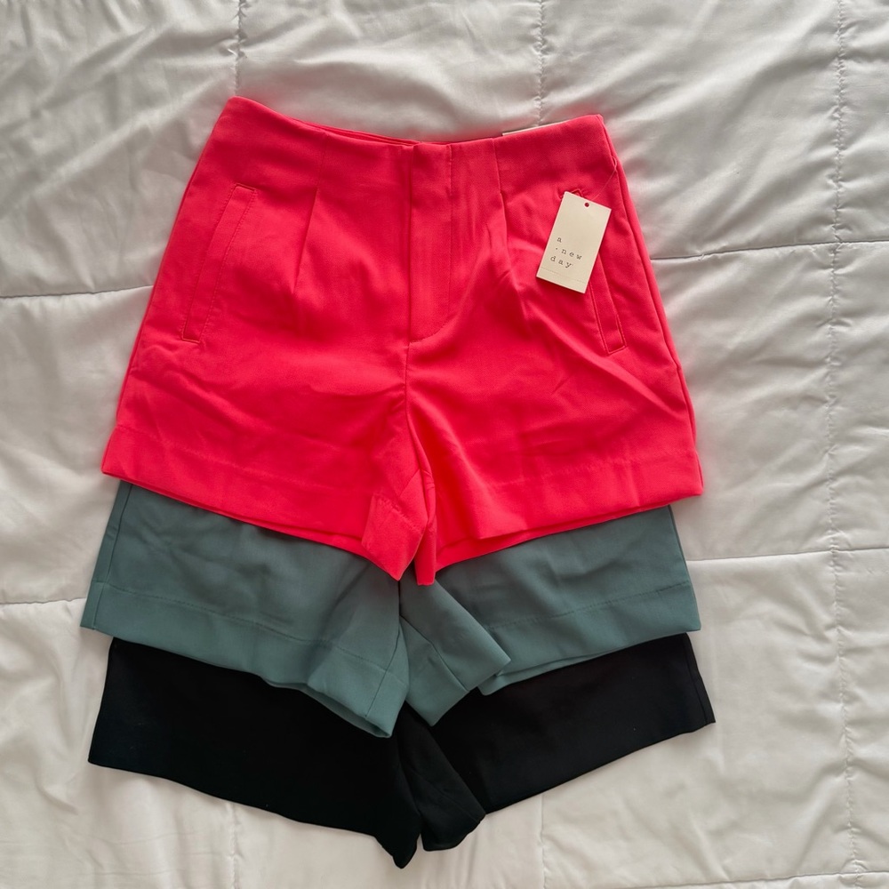 Bundle of 3 pairs of Size 4 “a new day” shorts
